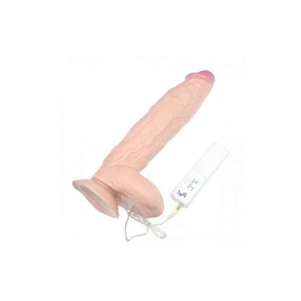 12.8in(32.5cm) Vibrating Huge Flesh Dildo, Super Big Dick Vibrator, Realistic Soft Dildo, Penis Vibrator, Adult Sex Products