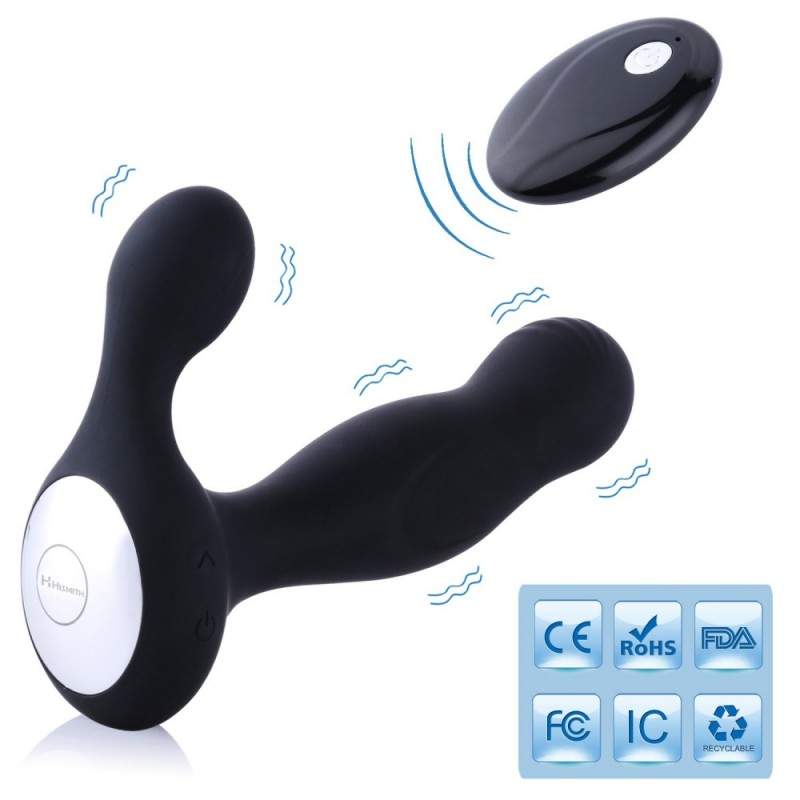 HISMITH Male Vibrating Prostate Massager Sex Toy For Wireless Remote Control Anal Pleasure