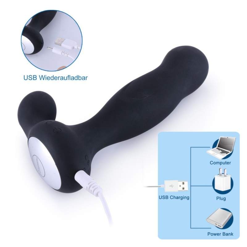 HISMITH Male Vibrating Prostate Massager Sex Toy For Wireless Remote Control Anal Pleasure