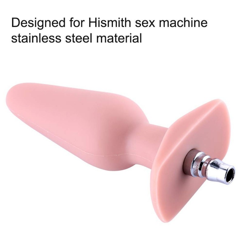 5.7" Silicone Anal Plug For Hismith Sex Machine With Quick Air Connector