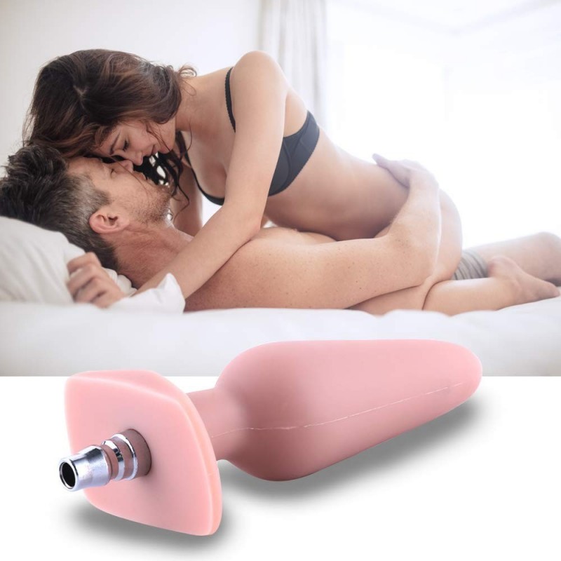 5.7" Silicone Anal Plug For Hismith Sex Machine With Quick Air Connector