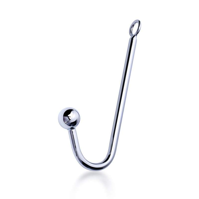 Anal Hook With Ball,Stainless Steel,Anal Plug