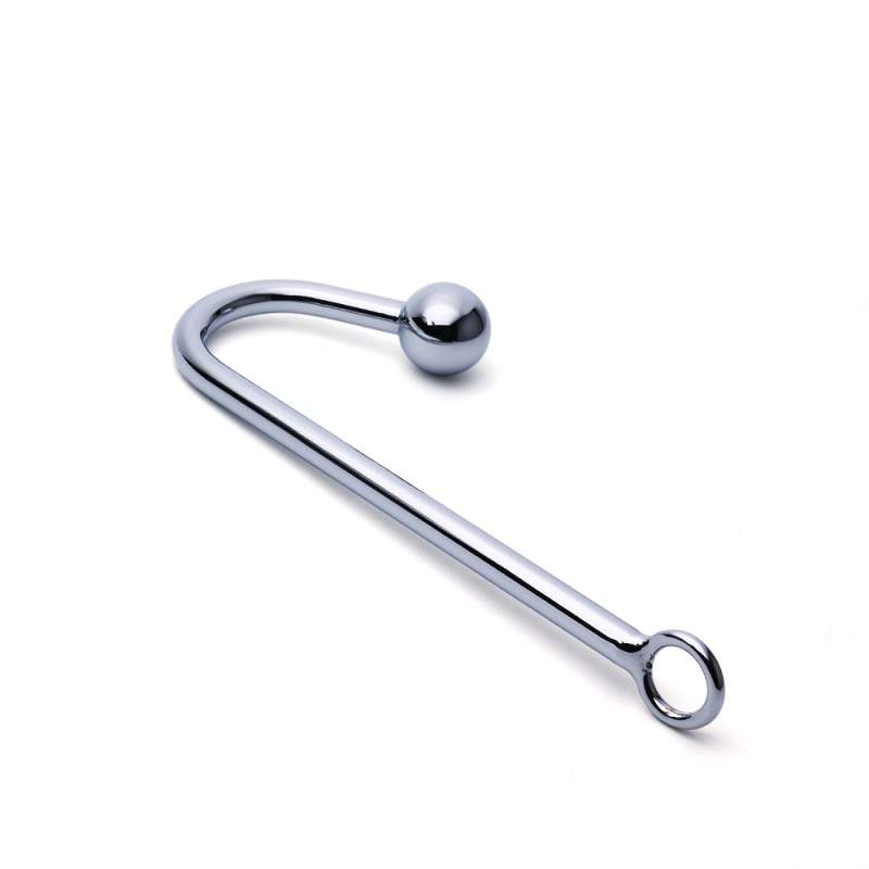 Anal Hook With Ball,Stainless Steel,Anal Plug