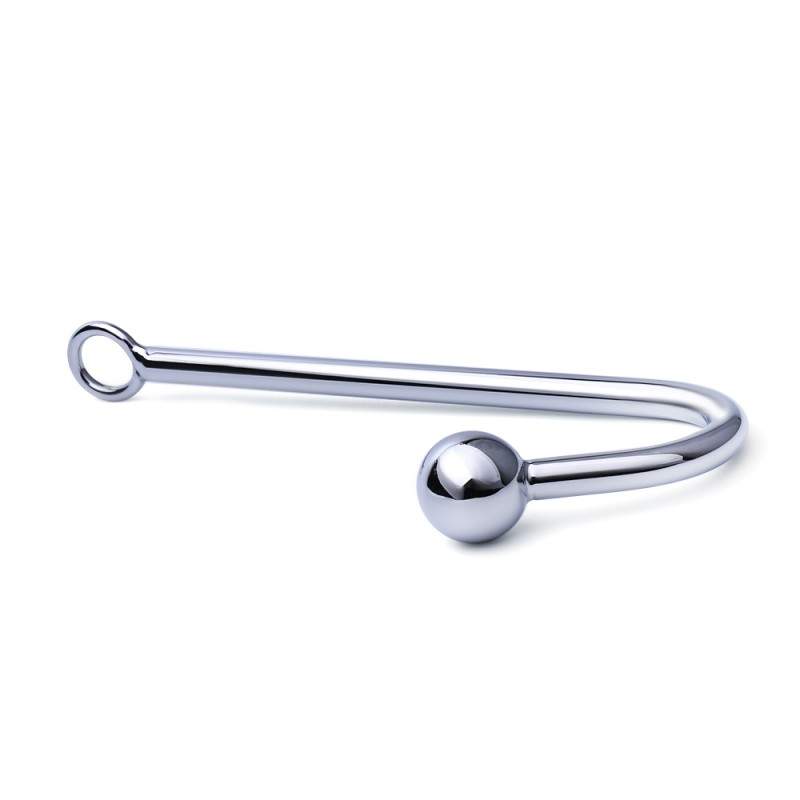 Anal Hook With Ball,Stainless Steel,Anal Plug