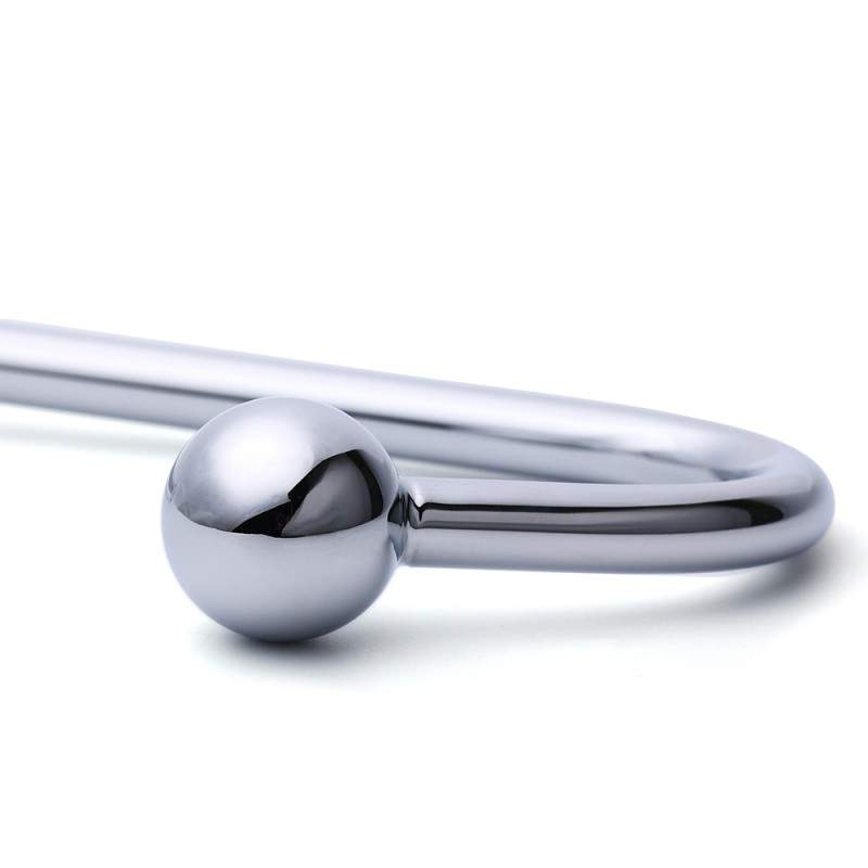 Anal Hook With Ball,Stainless Steel,Anal Plug