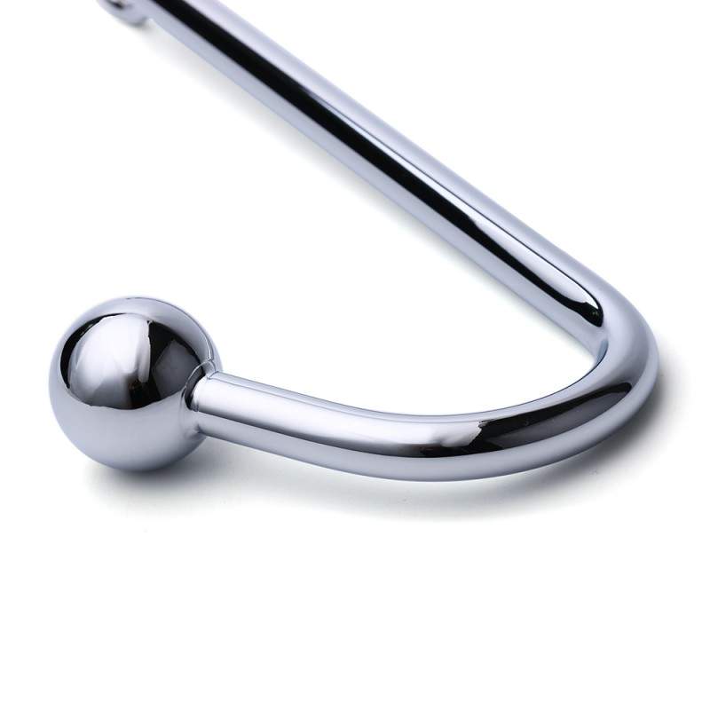 Anal Hook With Ball,Stainless Steel,Anal Plug