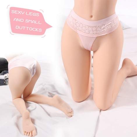 SINLOLI Black Silk Stockings Long Legs Life Size Sex Doll, 3D Realistic Male Masturbator Sex Toys, Sexy legs 