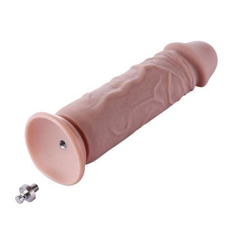 Hismith Slight Curved Silicone Dildo for Hismith Sex Machine with KlicLok System