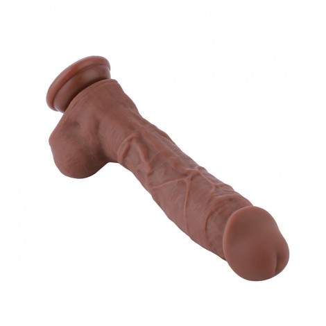 9.45" Silicone Dildo For Hismith Sex Machine With KlicLok Connector, 7.5" Insertable Length,Flesh