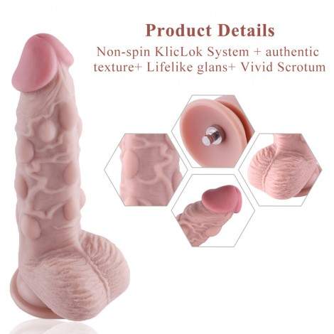 Hismith Bumps Silicone Dildo G-Spot Stimulate Cock for Premium Sex Machine