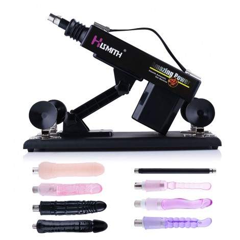 Hismith High-Quality Automatic Sex Machine With Dildo Accessories - For 3XLR Connector