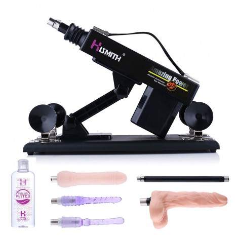 Hismith Supermatic Love Sex Machine With High Quality Dildo Accessories - E - For 3XLR Connector