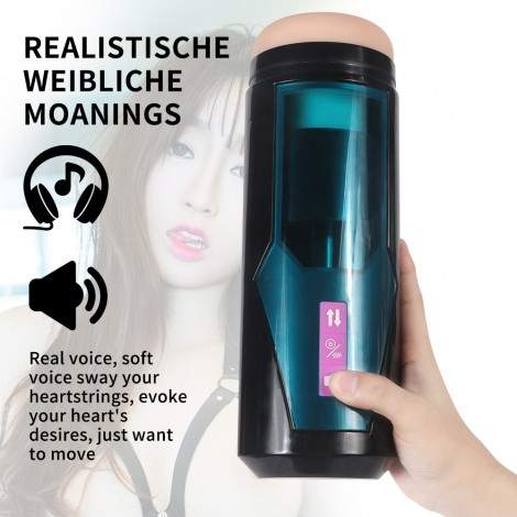 Thrusting Masturbation Cup With 9 Frequency Vibration For Hismith Premium Sex Machine With KlicLok System