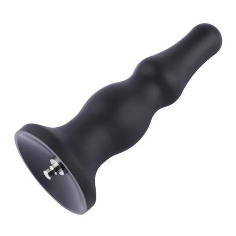 Hismith 7.4" Dual-Ripple Silicone Anal Plug With KlicLok System For Hismith Premium Sex Machine