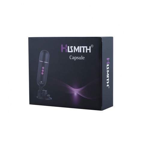 Hismith Capsule - Hand-Held Premium Sex Machine With KlicLok System - App Control Mini Sex Machine With Traveling Bag