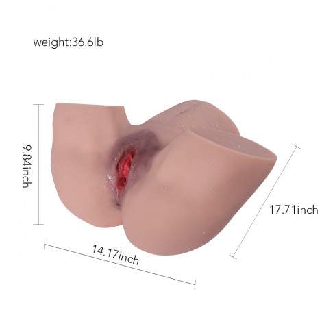 Sinloli New Dual-Channel Sex Doll,Realistic Vaginal, Male Masturbating,Silicone Sex Doll