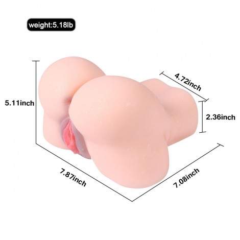 SINLOLI Realistic Ass Male Masturbator with Sucking and Vibrating Device for Intense Stimulation