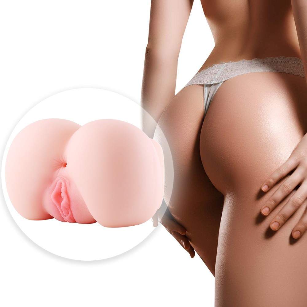 SINLOLI Life Size Pussy Anal Ass Doll, 3D Realistic Male Masturbator for Male Masturbation (4.85 Pounds)