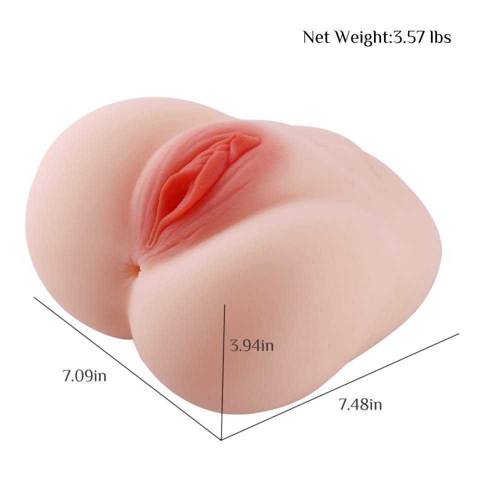 SINLOLI 3D Realistic Vagina Anus Butt Sex Toys for Male Masturbation,Male Masturbator Virgin Pussy Anal Ass Doll