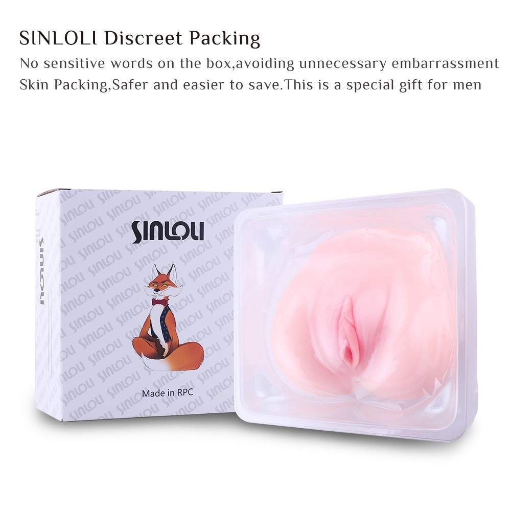 SINLOLI 3D Realistic Vagina Anus Butt Sex Toys for Male Masturbation,Male Masturbator Virgin Pussy Anal Ass Doll